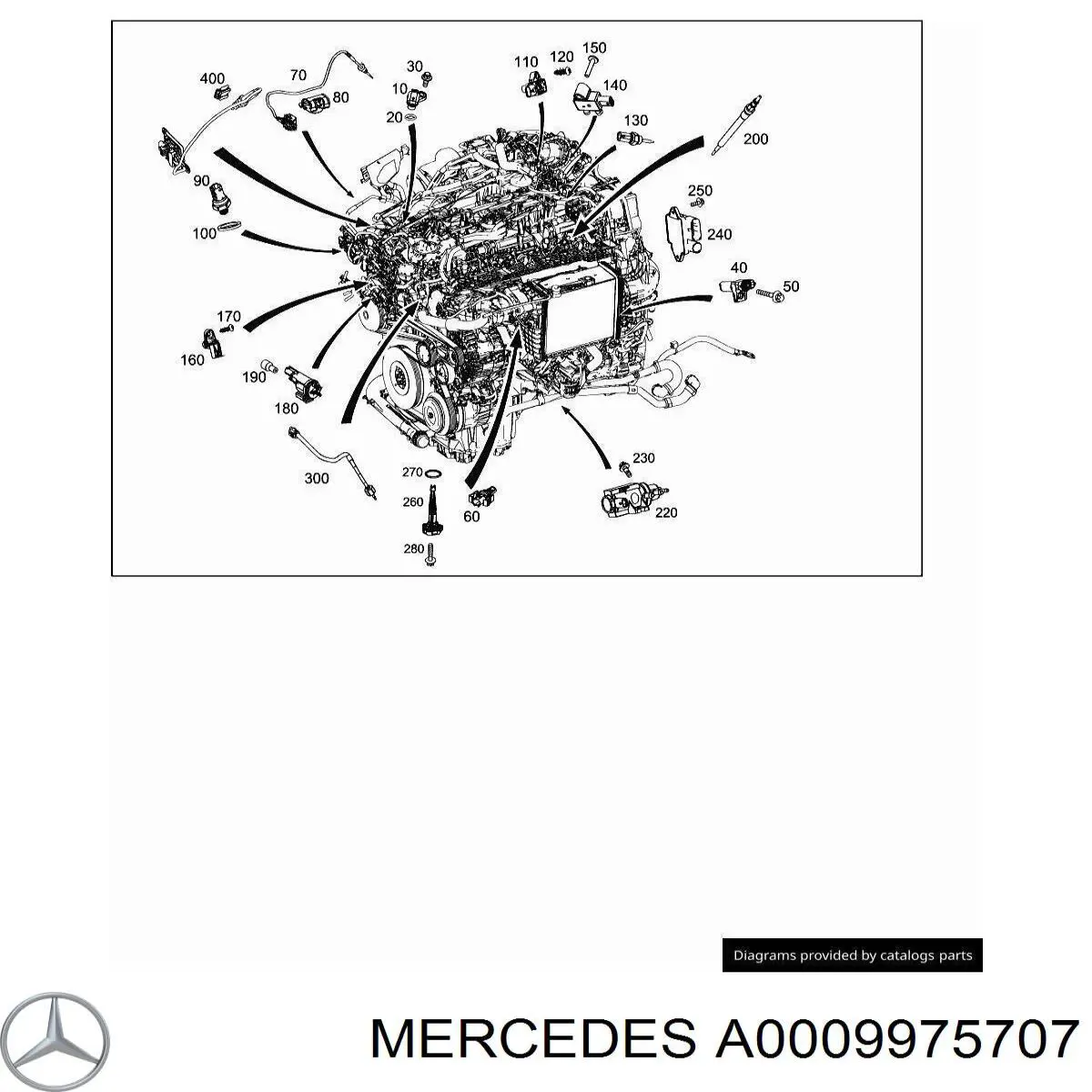  Mercedes A000997570764 цена, от 5.50 USD