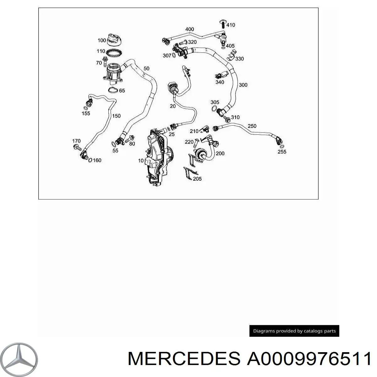 A0009976511 Mercedes 