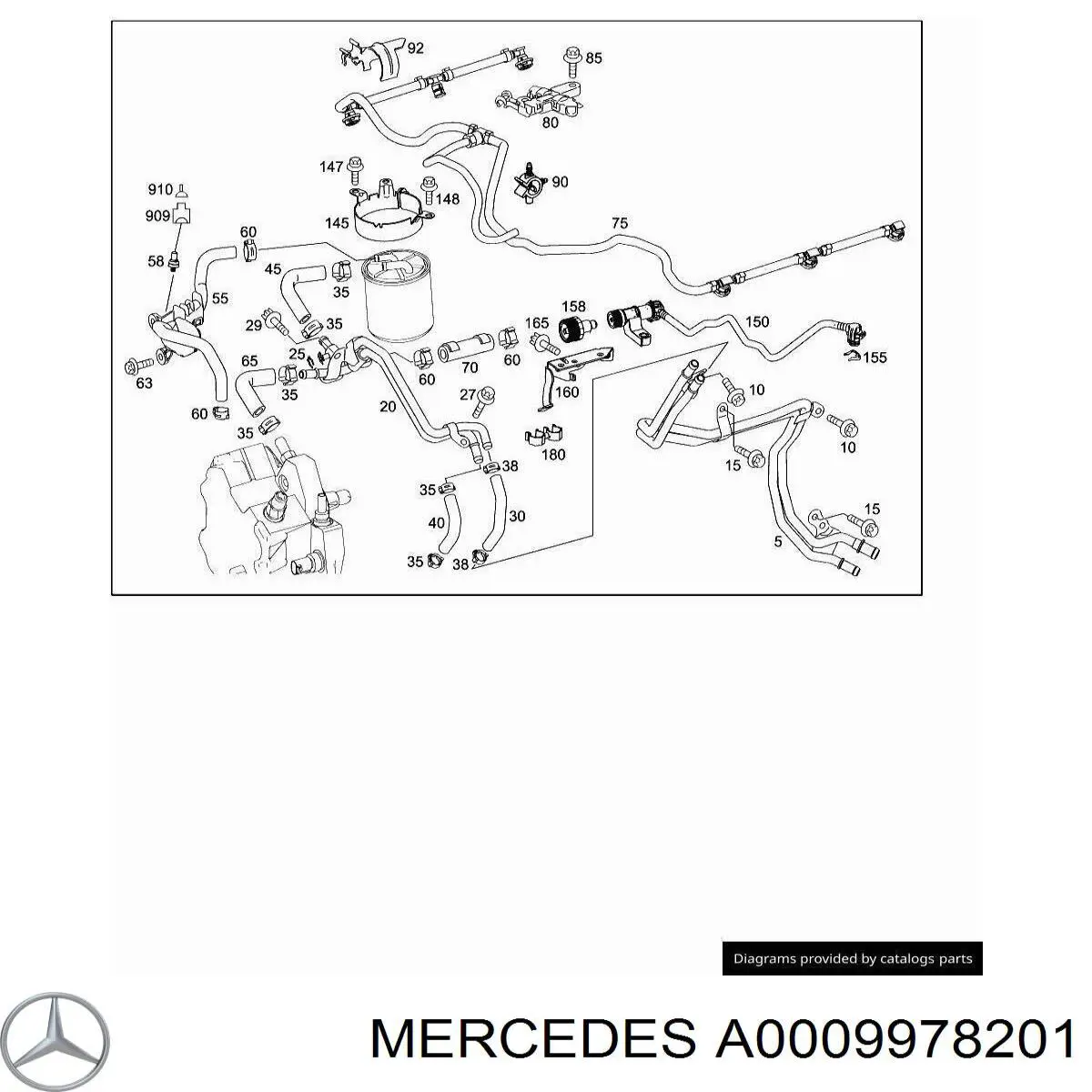 Купить A0009978201 Mercedes 
