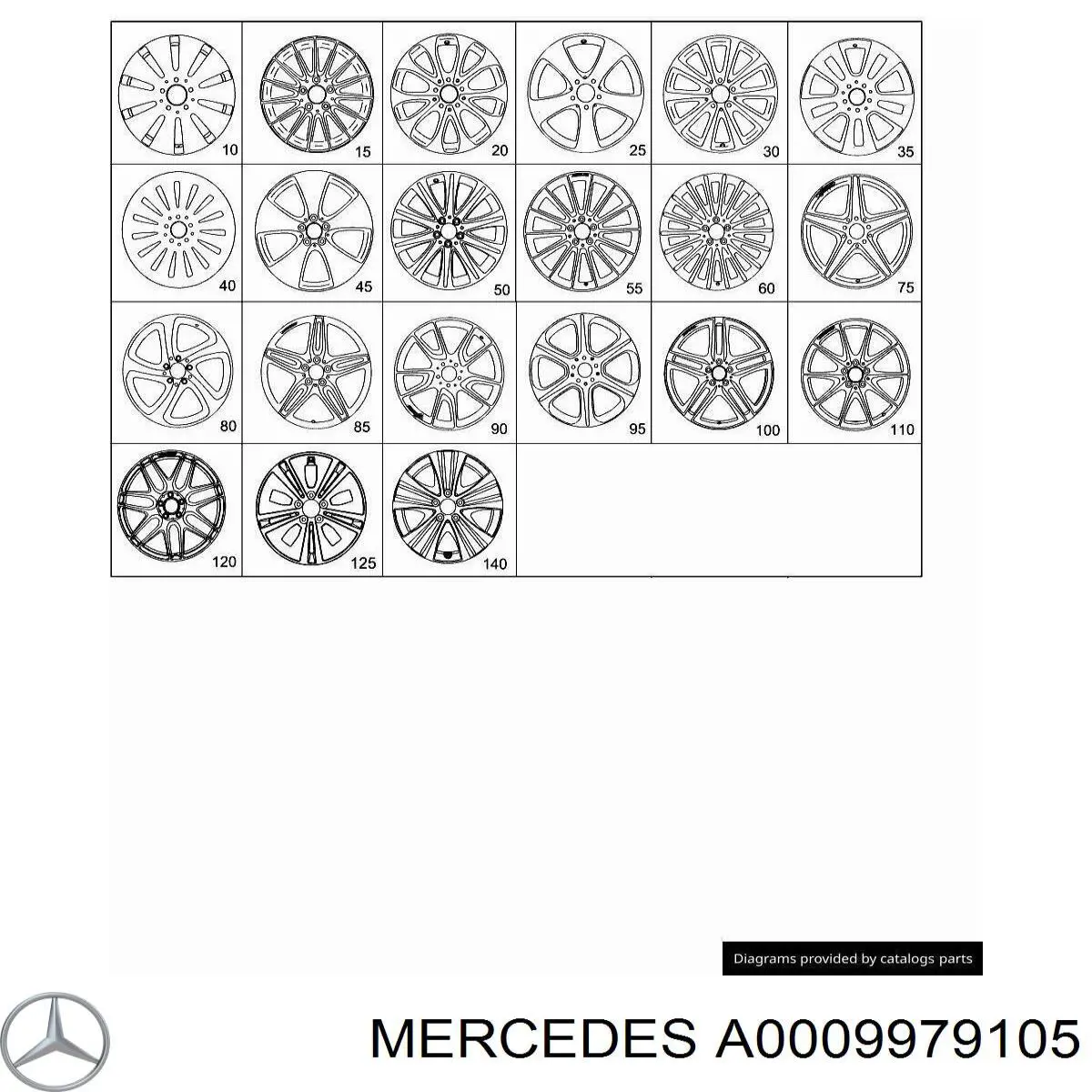 Купить A0009979105 Mercedes 