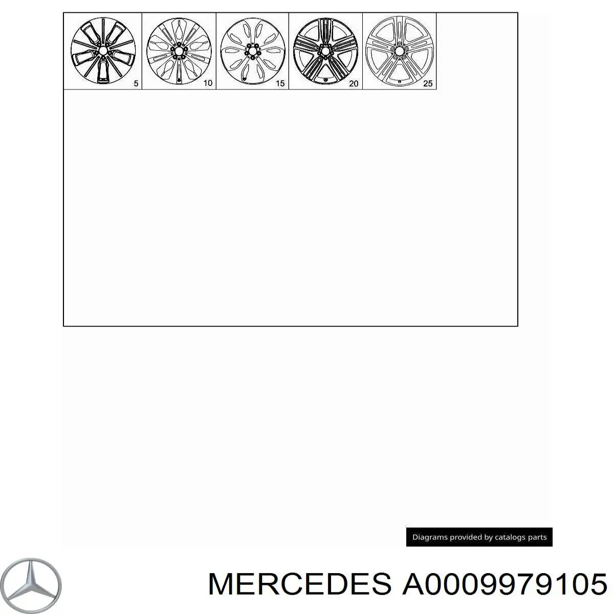  Mercedes A0009979105 цена, от 1.17 USD