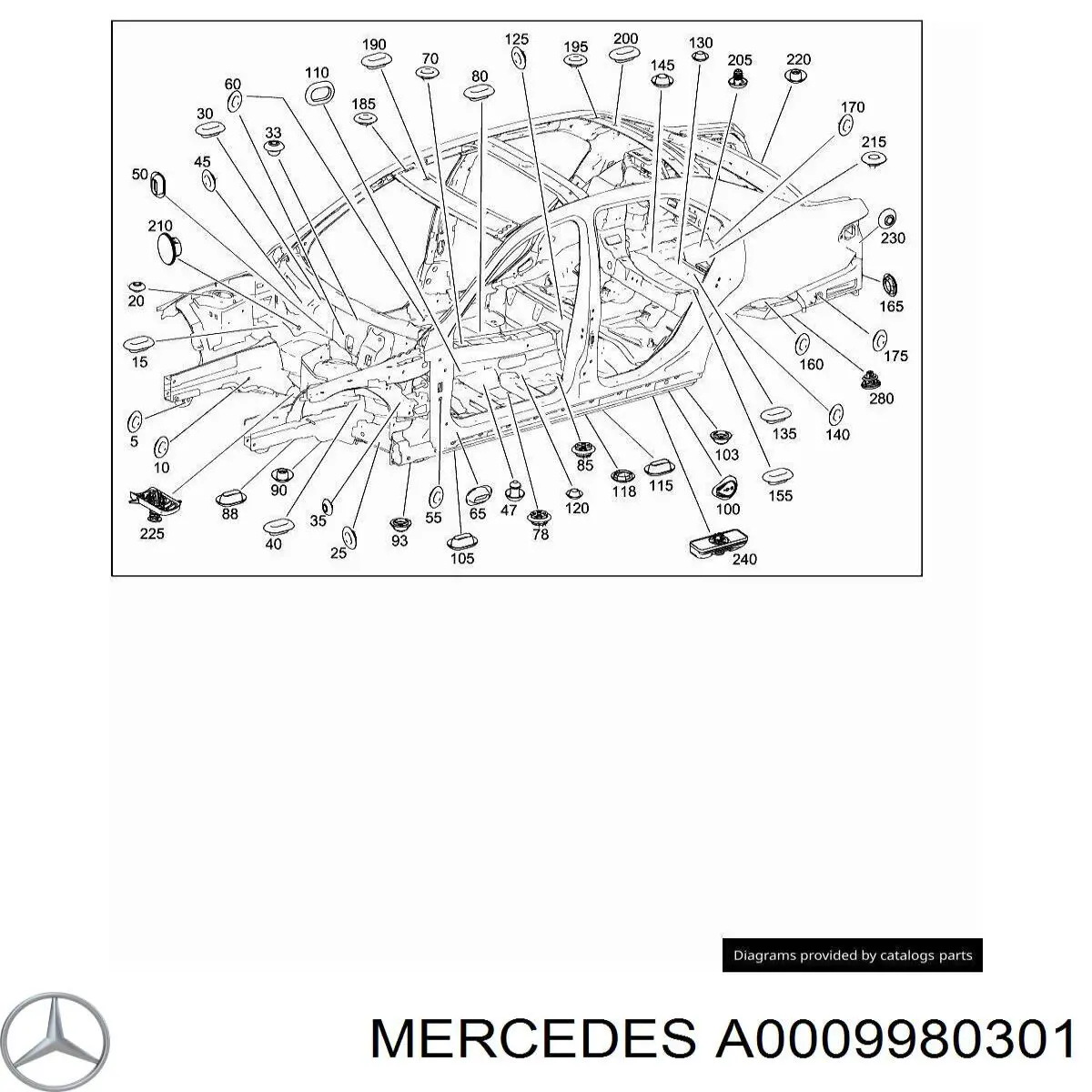  Mercedes A0009980301 цена, от 2.09 USD