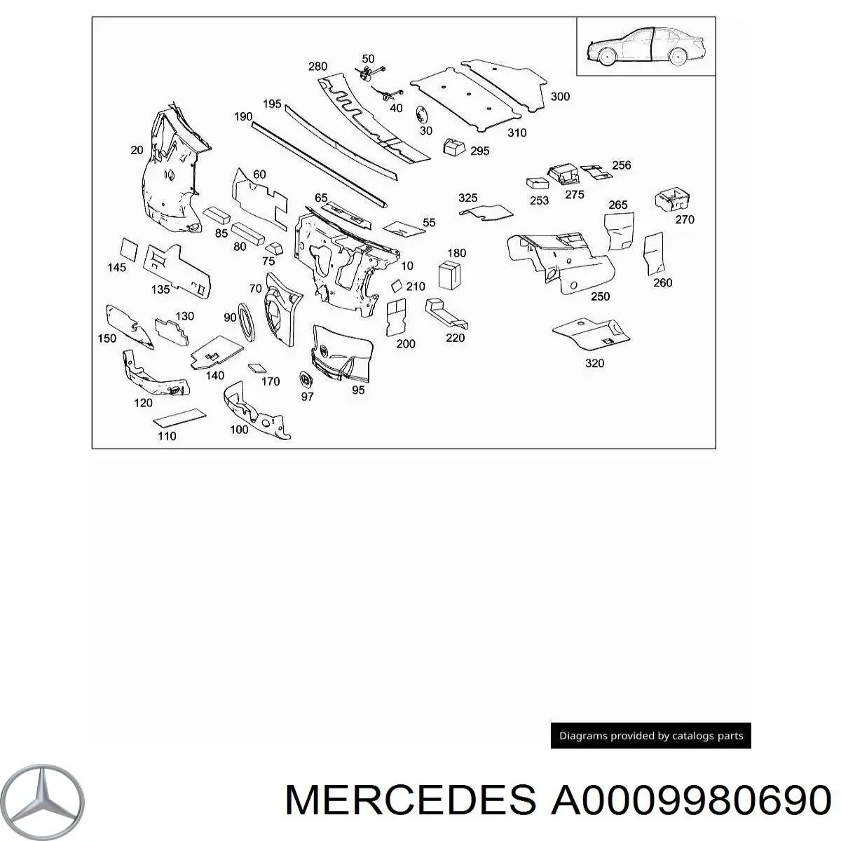  0009980690 Mercedes