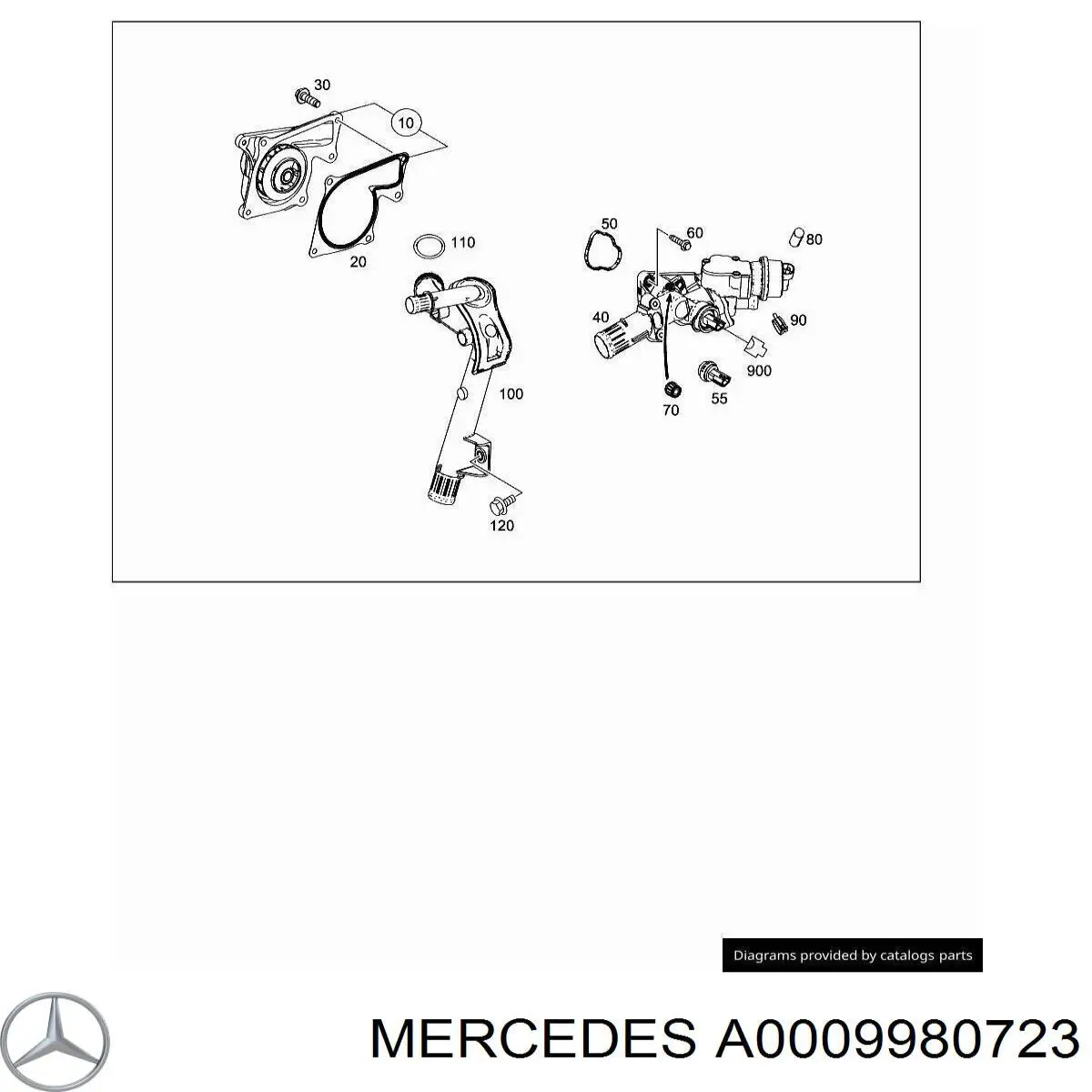 Mercedes A0009980723 цена, от 10.17 USD
