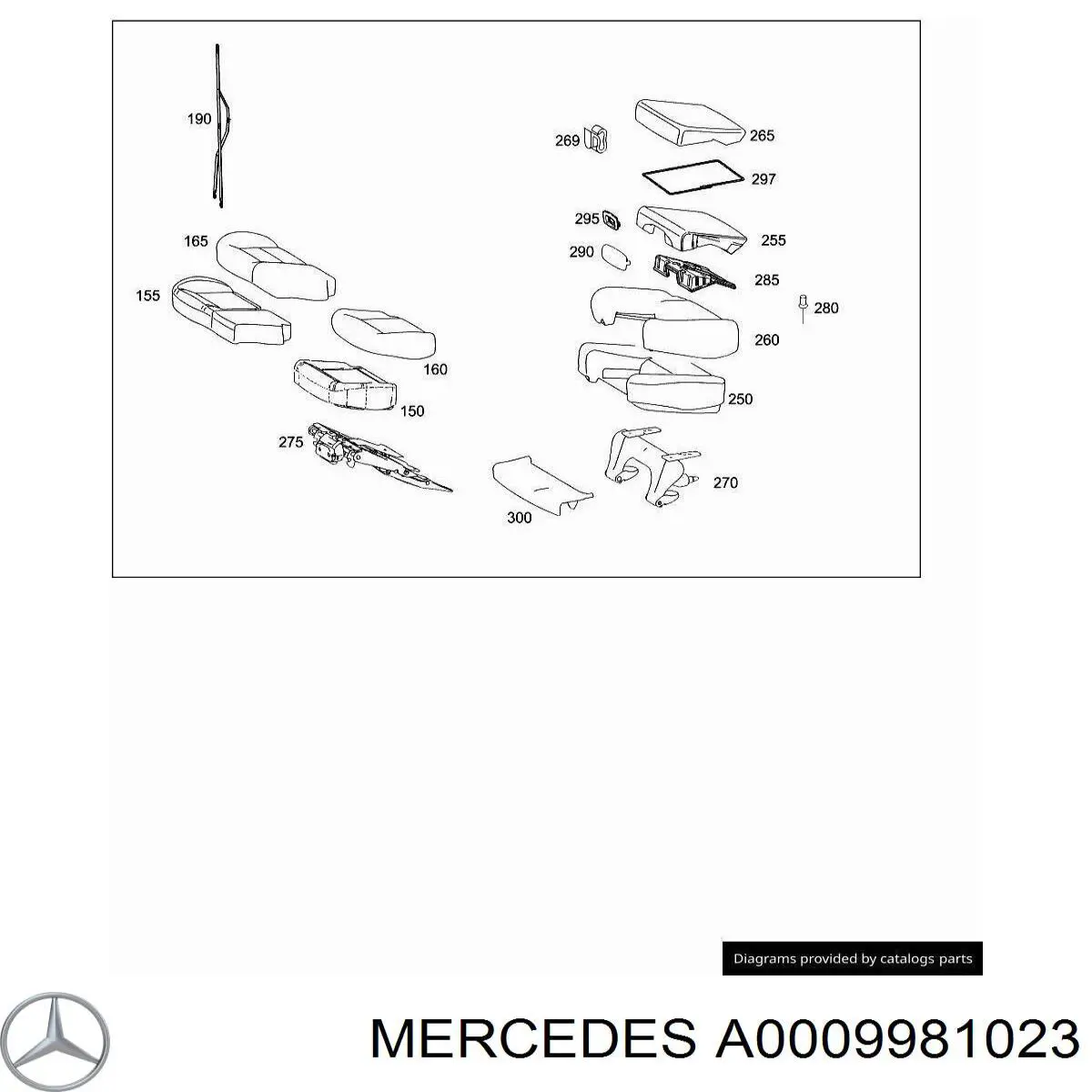 A0009981023 Mercedes 