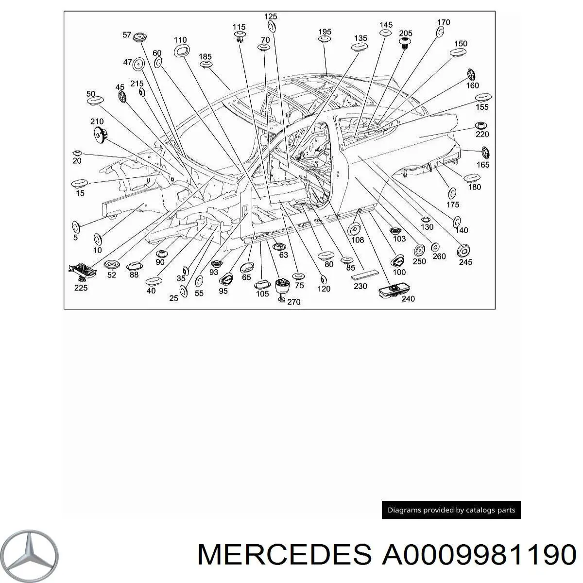  Mercedes A0009981190