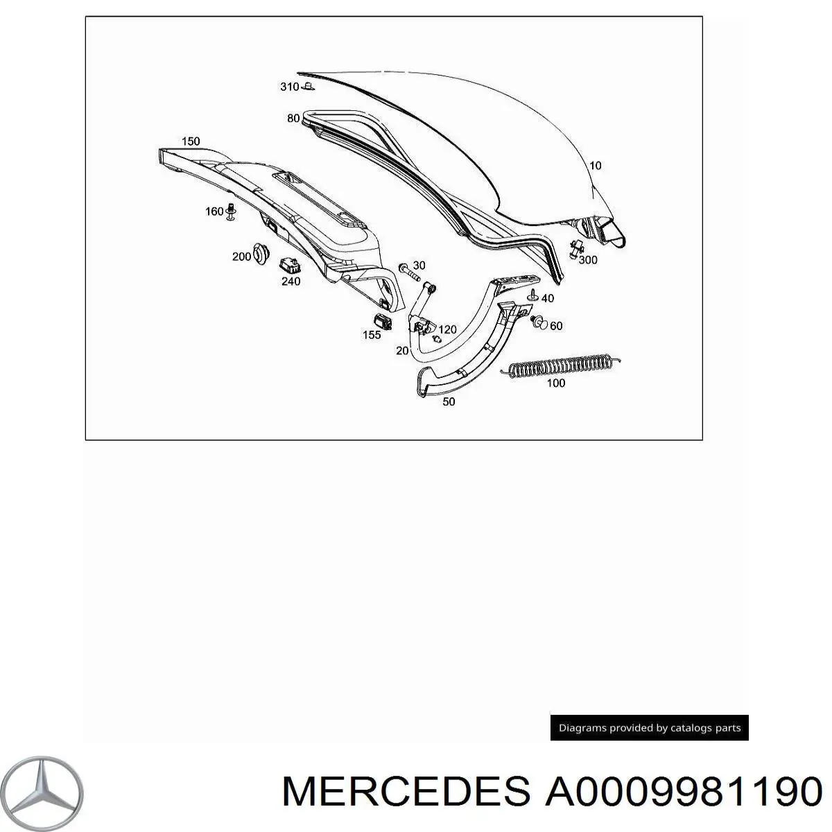 Купить A0009981190 Mercedes 
