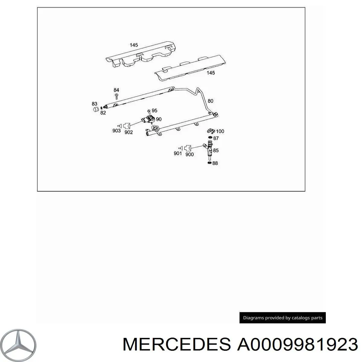 A0009981923 Mercedes 