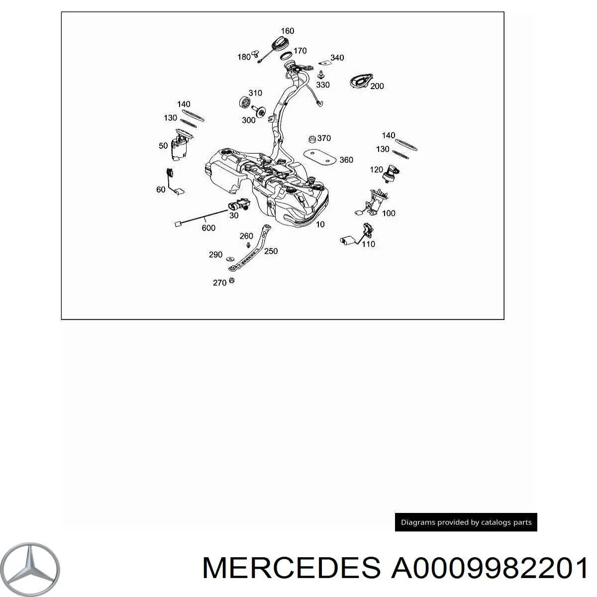 0009982201 Mercedes 