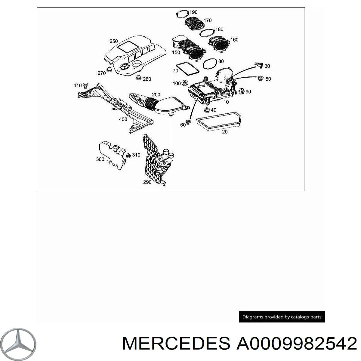  000998254264 Mercedes