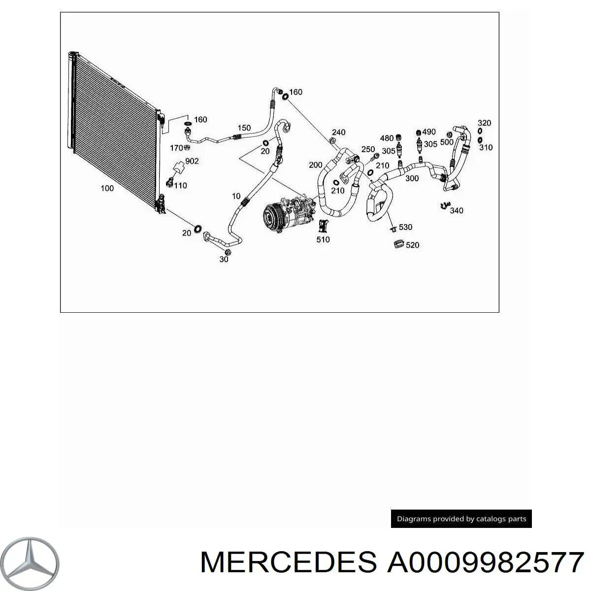 A0009982577 Mercedes 