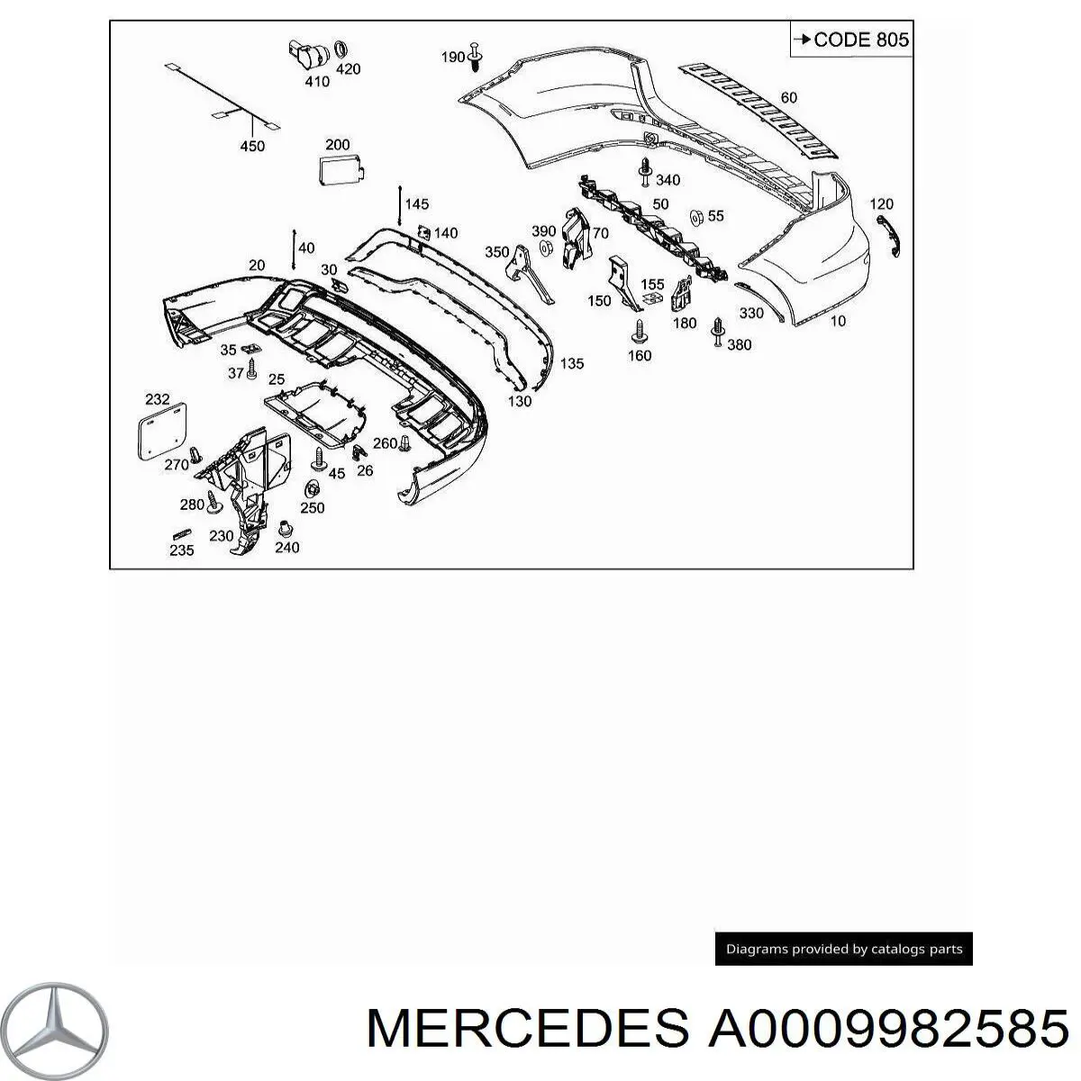  A0009982585 Mercedes