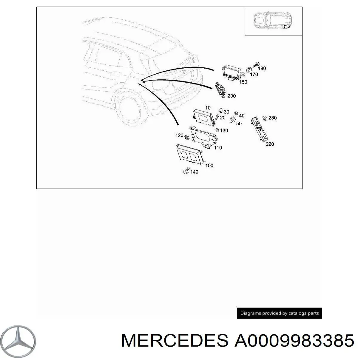  0009983385 Mercedes