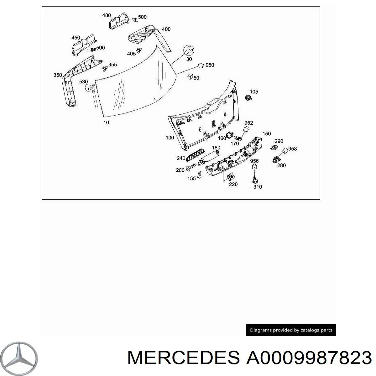Купить A0009987823 Mercedes 