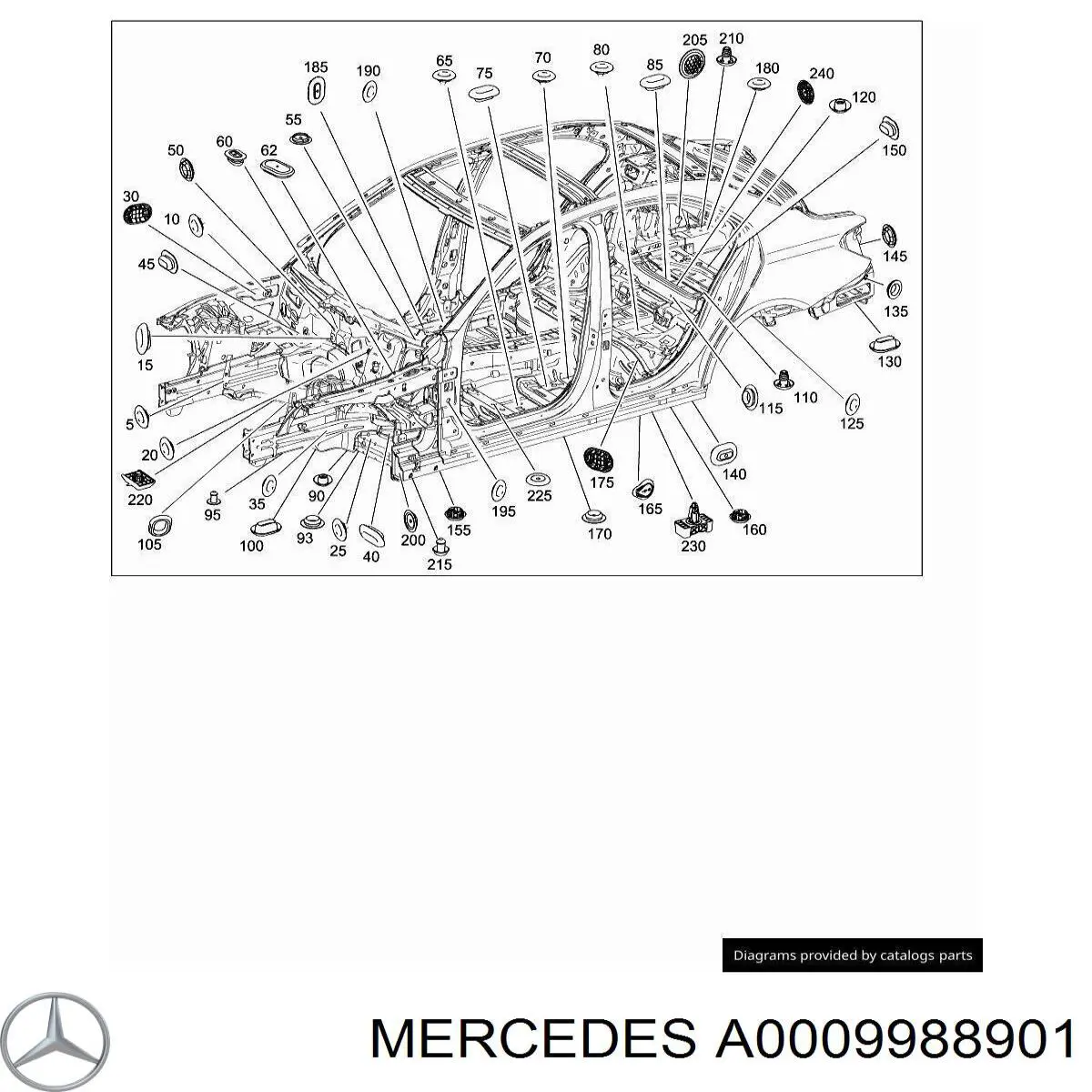 A000998240128 Mercedes 