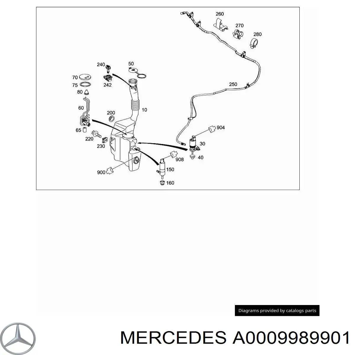 Mercedes A0009989901 цена, от 2.78 USD