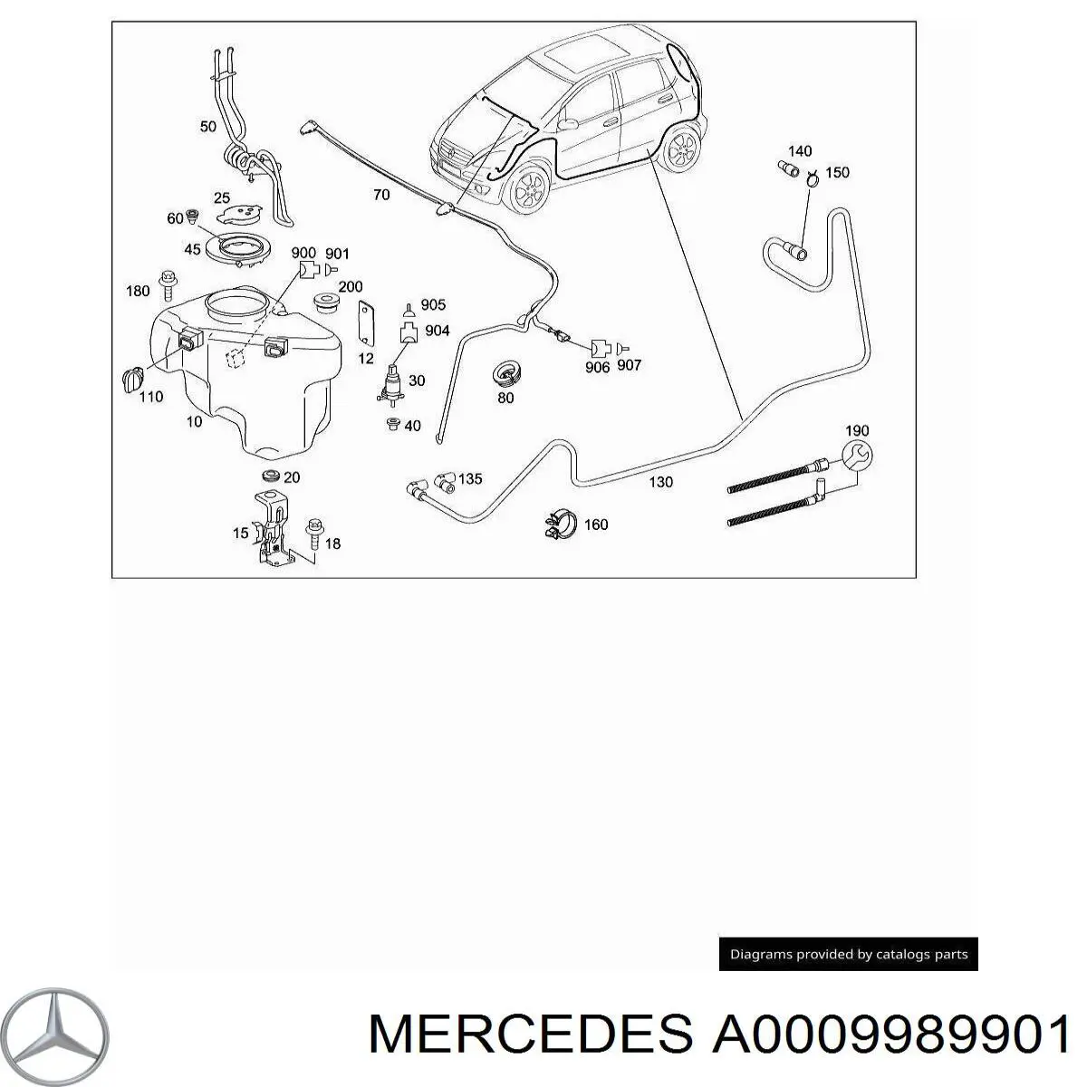  A0009989901 Mercedes