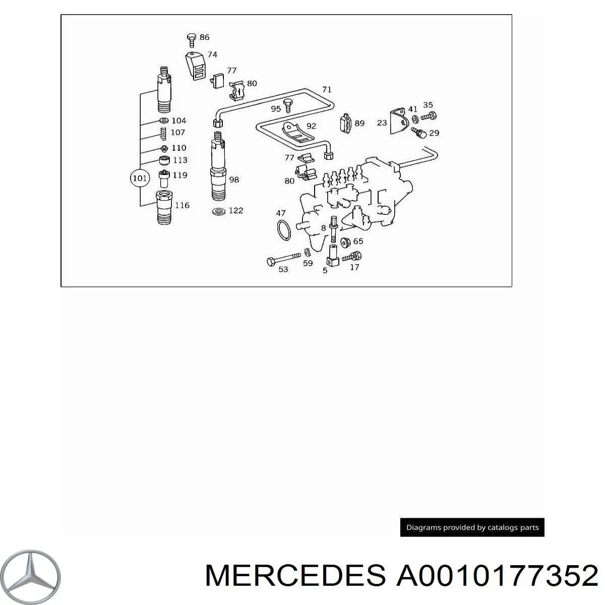 A0010177352 Mercedes 