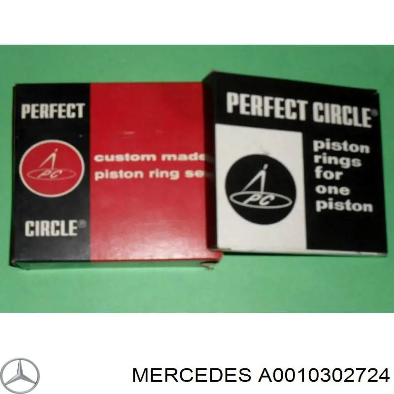 A0010302724 Mercedes кольца поршневые на 1 цилиндр, std.