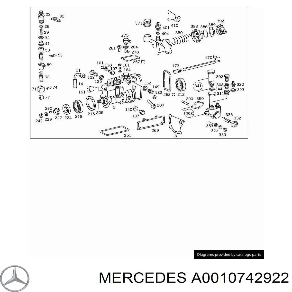 A0010742922 Mercedes 