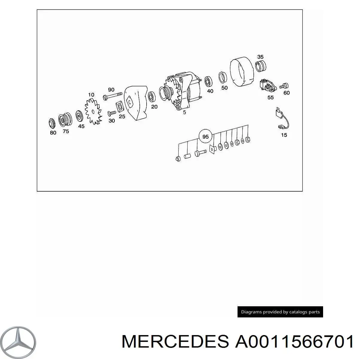 A0011566701 Mercedes 