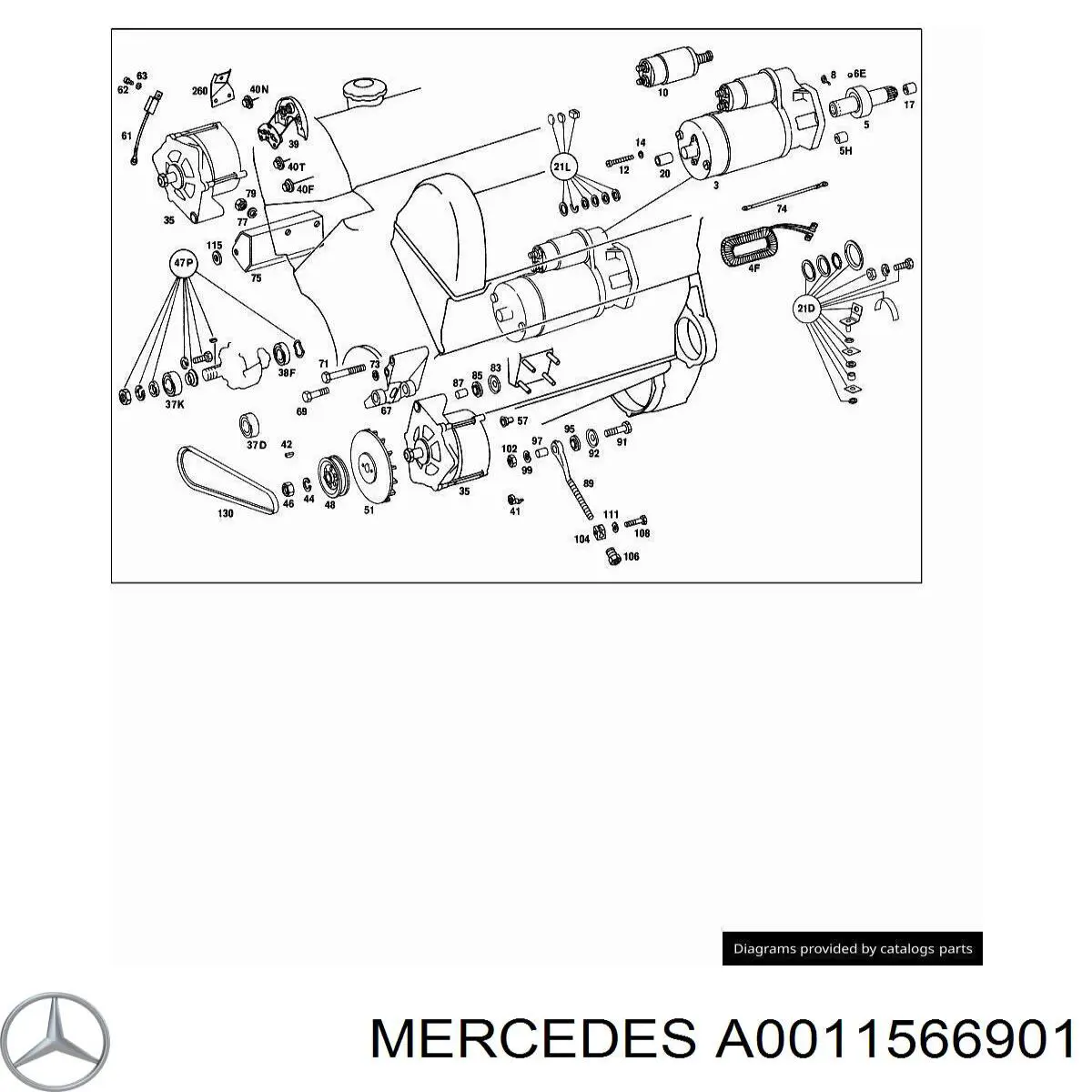 A0011561601 Mercedes 