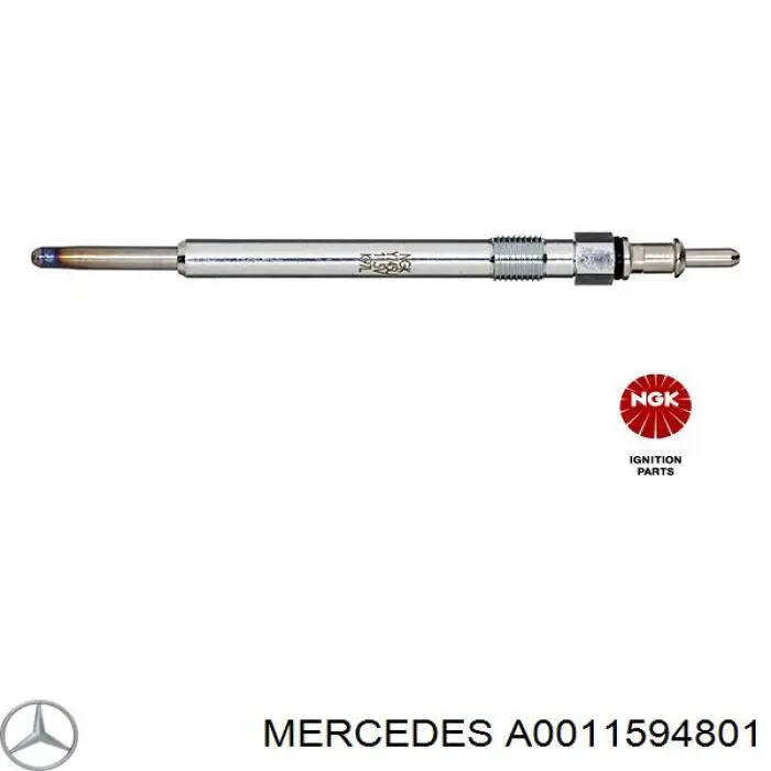 Свеча накала Mercedes A0011594801