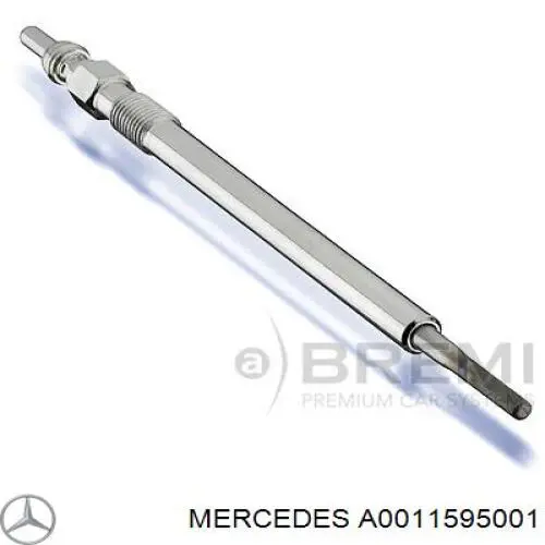 Свеча накала Mercedes A0011595001