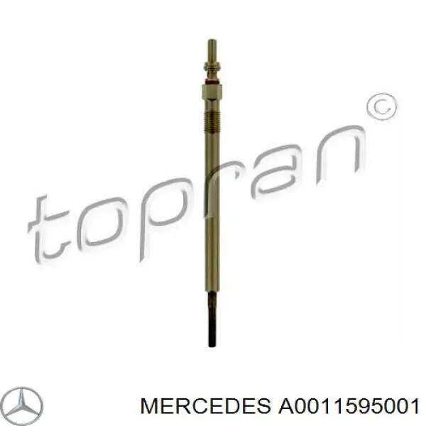 Купить A0011595001 Mercedes Свечи накала