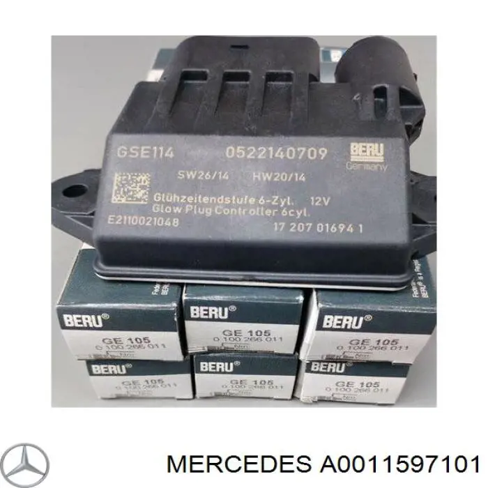 Bujía de incandescencia A0011597101 Mercedes