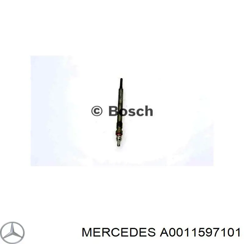 Свечи накала Mercedes A0011597101 цена, от 12.58 USD