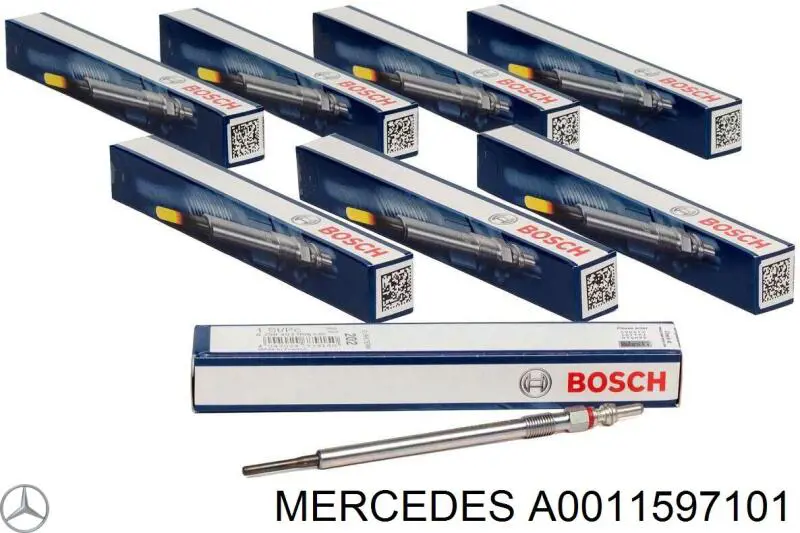 A0011597101 Mercedes Свечи накаливания
