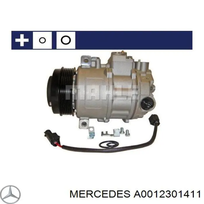 A0012301411 Mercedes compressor de aparelho de ar condicionado