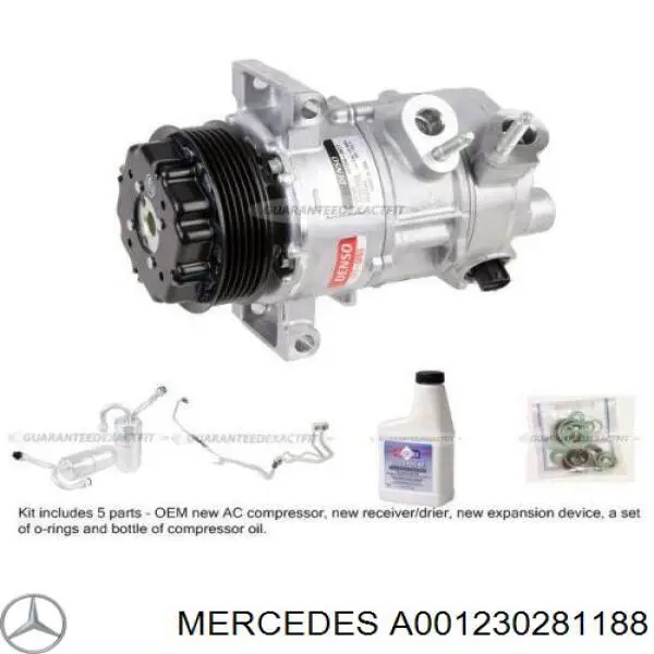 A001230281188 Mercedes компрессор кондиционера