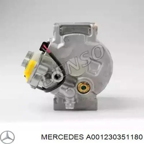 Компрессор кондиционера A001230351180 Mercedes