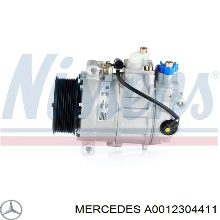 Компрессор кондиционера A0012304411 Mercedes