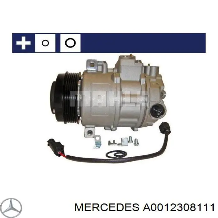 A0012308111 Mercedes compressor de aparelho de ar condicionado