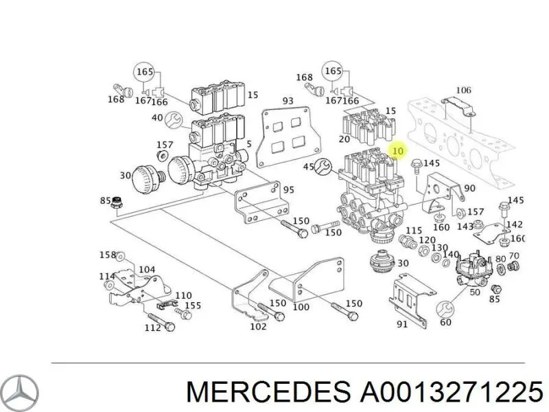 A0013271225 Mercedes 