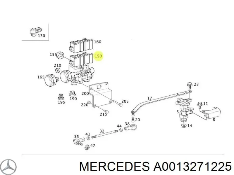 A0013271225 Mercedes 