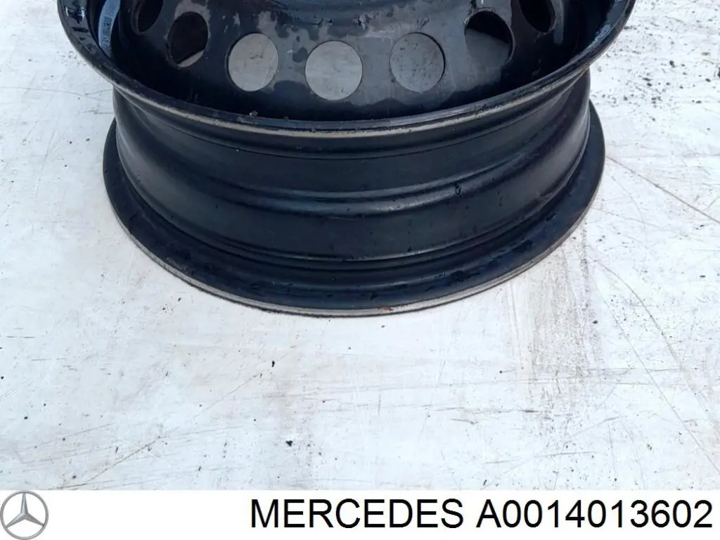 Диски колесные стальные (штампованные) 0024010102 Mercedes