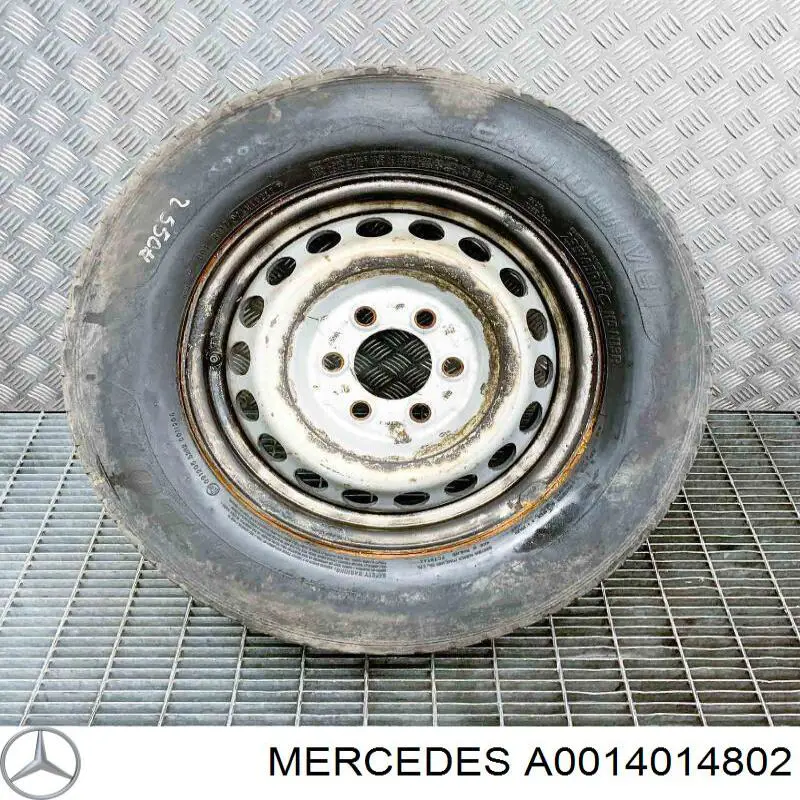 A0014014802 Mercedes discos de roda de aço (estampados)