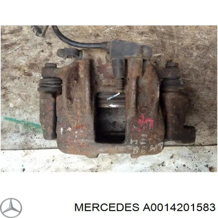 Суппорт тормозной передний правый A0014201583 Mercedes