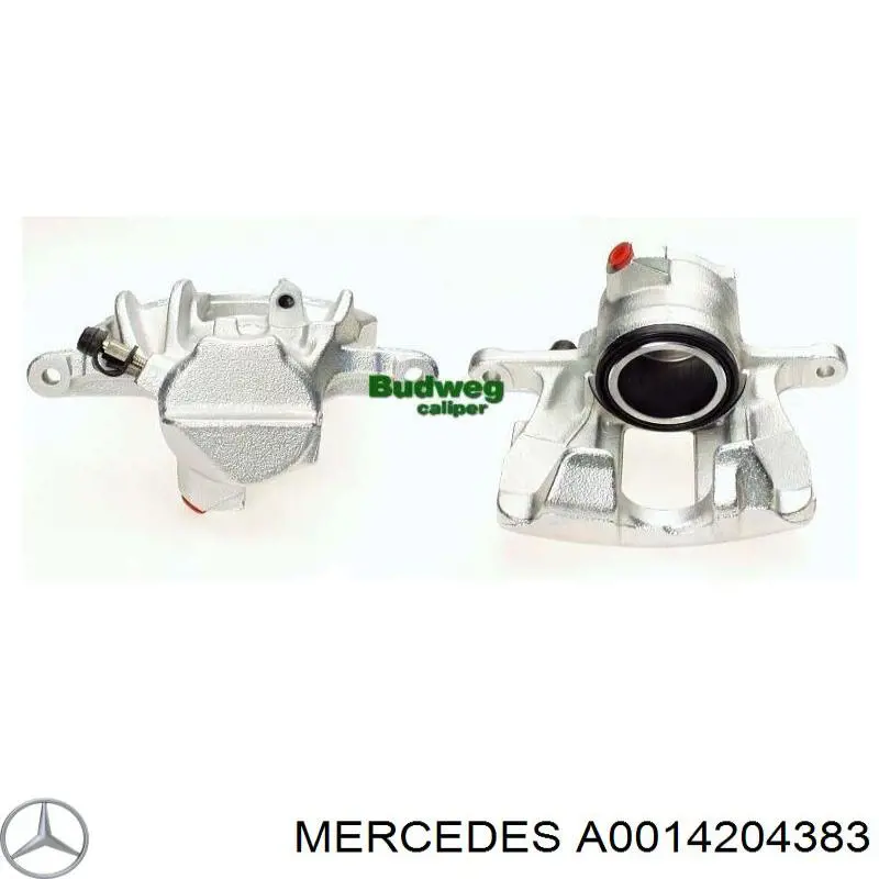 A0014204383 Mercedes суппорт тормозной передний левый