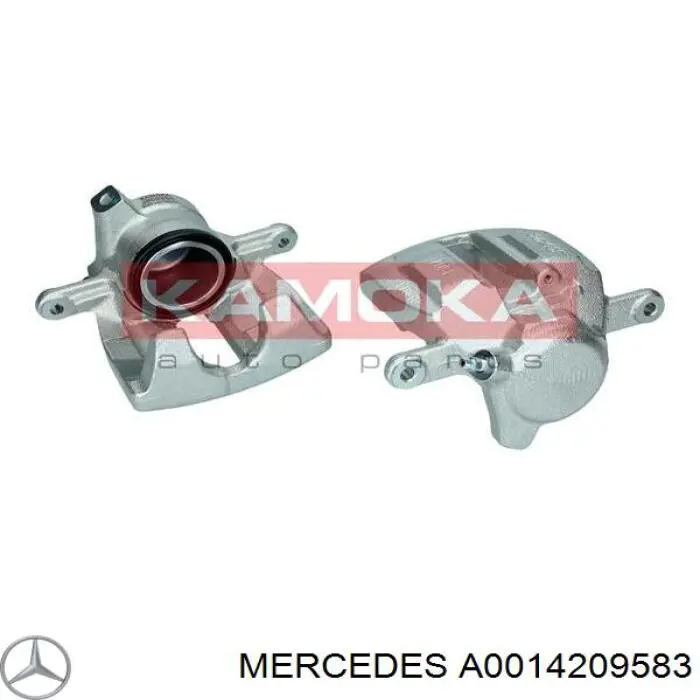 Суппорт тормозной передний правый A0014209583 Mercedes