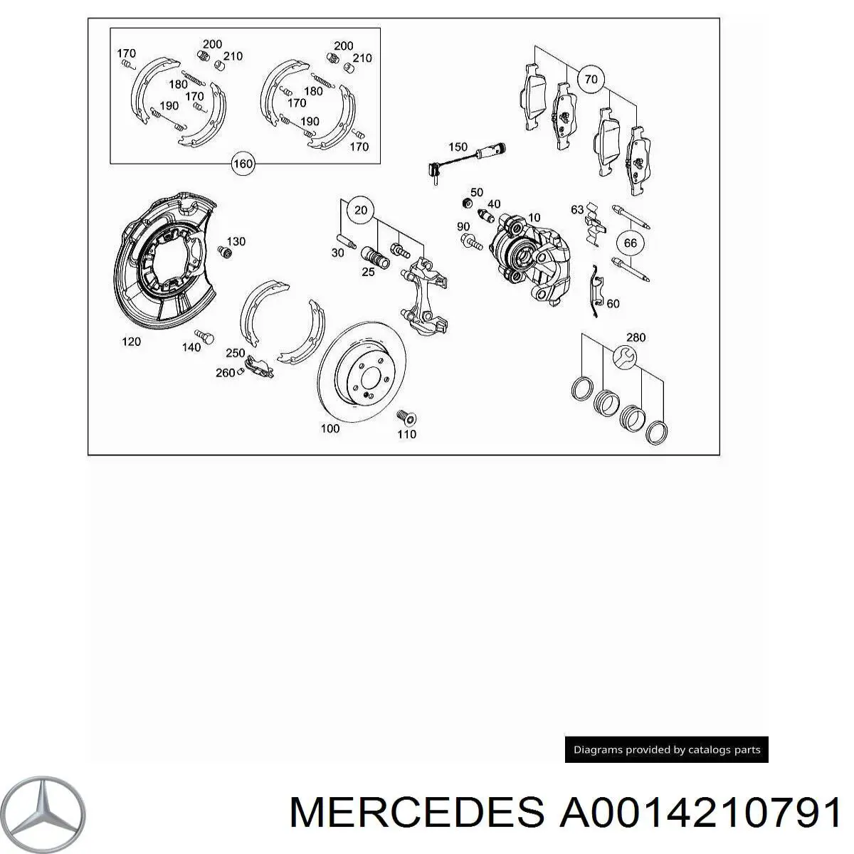 A0014210791 Mercedes 