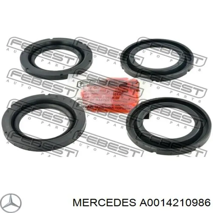 A0014210986 Mercedes ремкомплект суппорта тормозного переднего