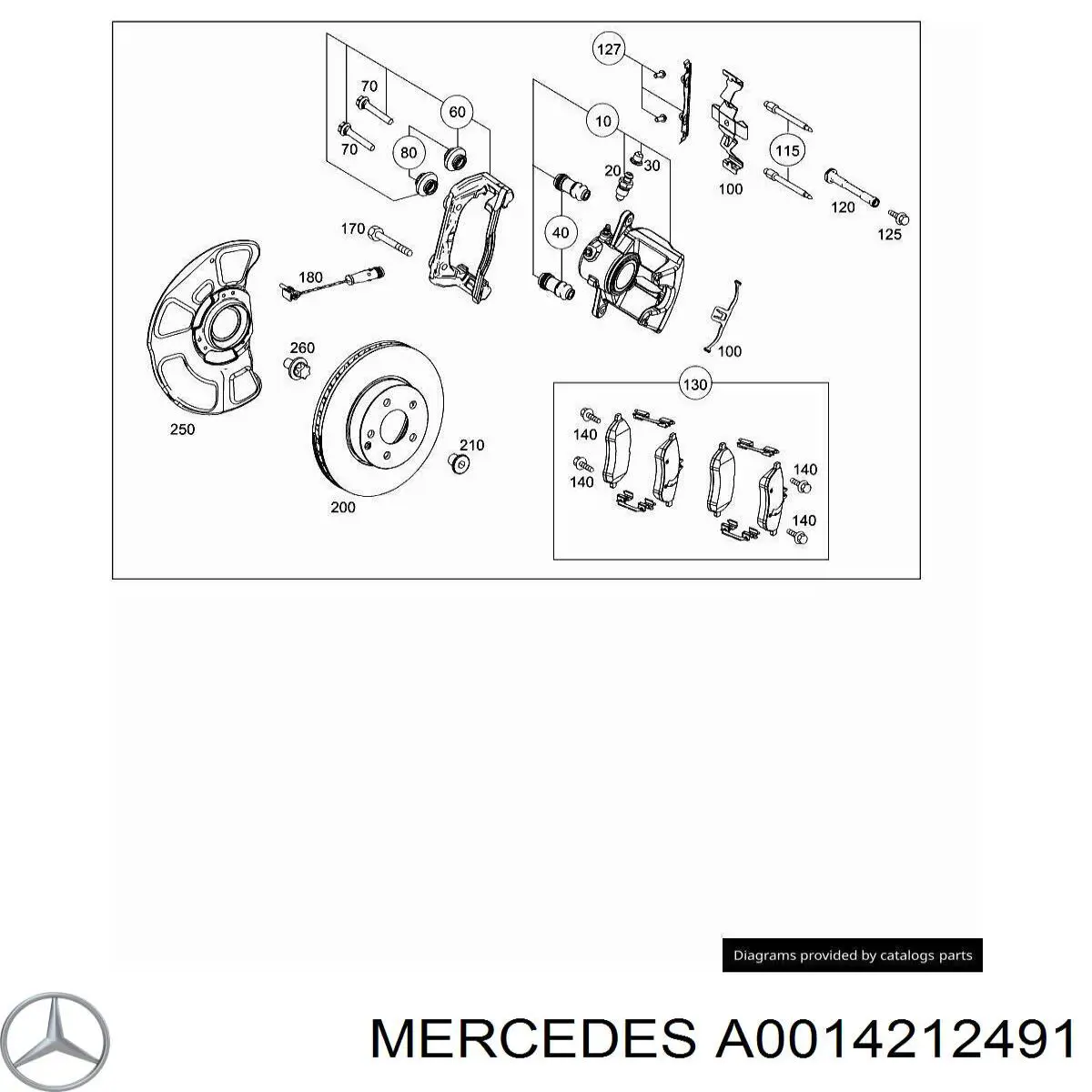 A0014212491 Mercedes 