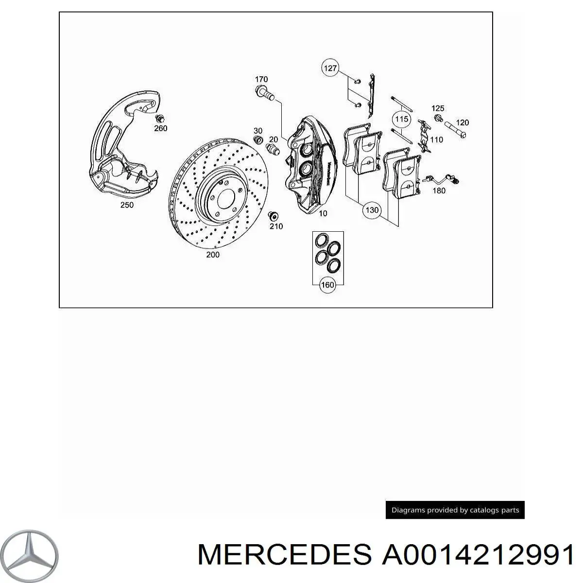  Mercedes A0014212991 цена, от 1086.75 UAH