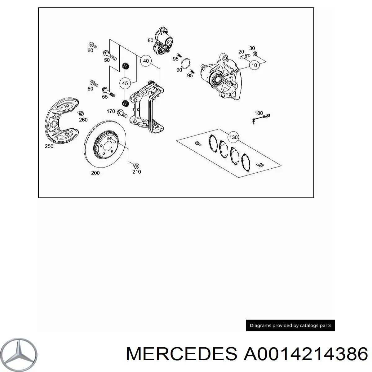 A0014214386 Mercedes 