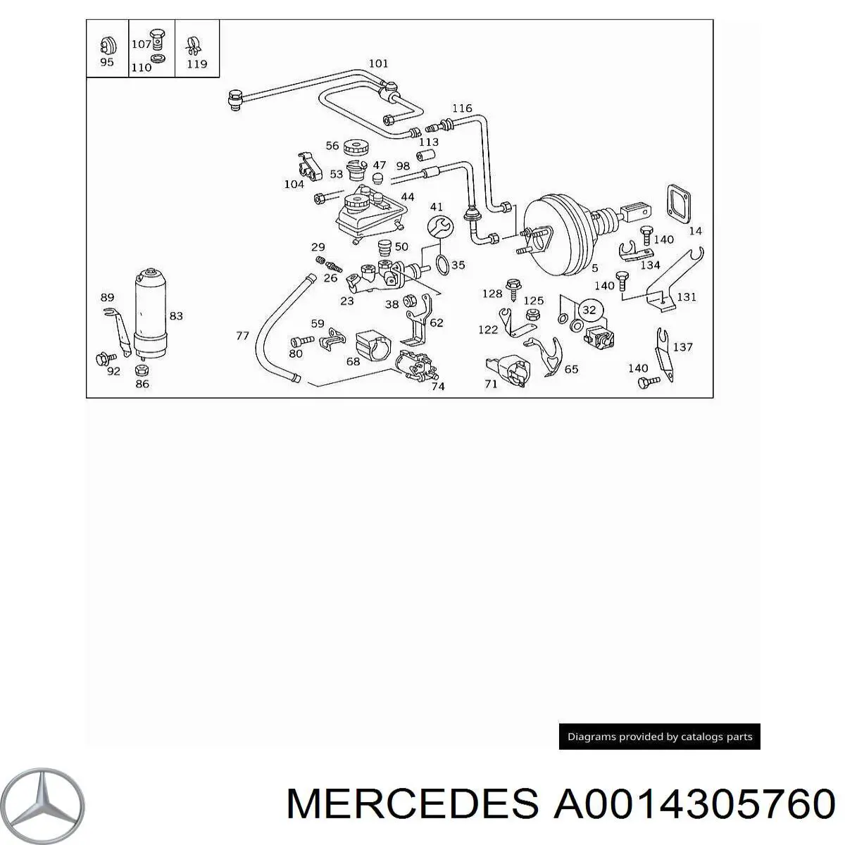  0014305760 Mercedes